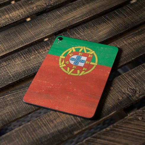 Portugal Flag Distressed Apple iPad Pro Skin